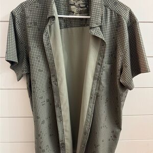 Warrior Desert Night Button Up